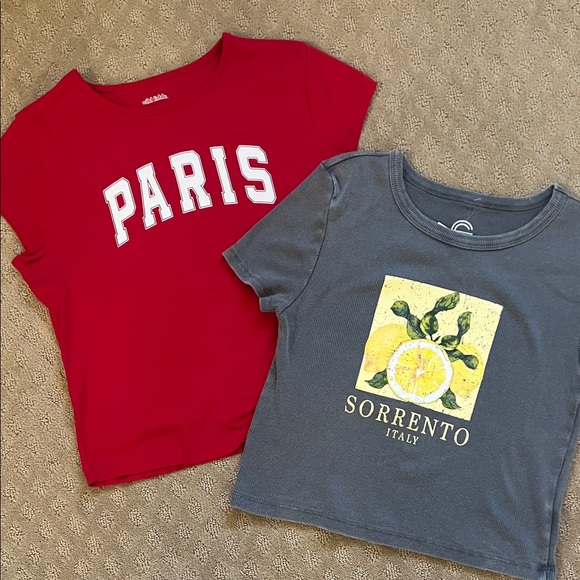 wild fable Tops - New Bundle of Two Graphic Tshirts